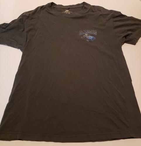 Black Newport Blue The Original Badboy Classics Graphic Tee Shirt Size L