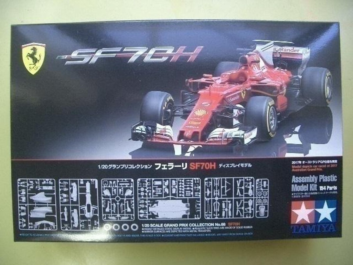 Tamiya 1/20 Grand Prix Series No. 68 Ferrari SF 70 H Plastic Tamiya 1/20 Grand Prix Series No. 68 Ferrari SF 70 H Plastic