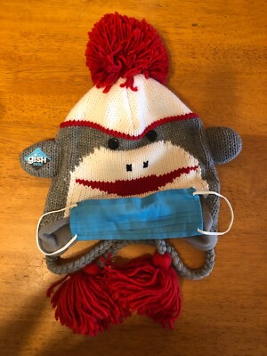GISH Sock Monkey Hat 2020 Pandemic Version Masked Up GISHWHES