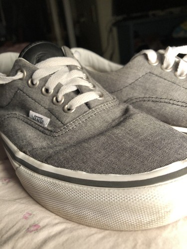 Vans Herren Größe 7,5 sportliche Skate Sportschuhe grau - Bild 9 von 9