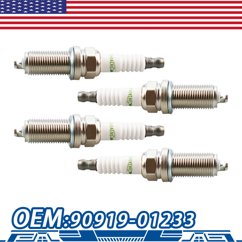 4PCS Iridium Spark Plug SK16HR11 for Toyota Camry Highlander 90919-01233