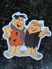 Sticker - The Flintstones Fred Flintstone Barney Rubble Cartoon TV Decal