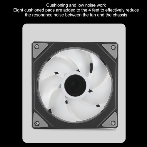 120mm ARGB PWM Case Fan 800 To 2000RPM 4pin PWM Silent Computer Fan RGB Moth SAL - Afbeelding 24 van 36