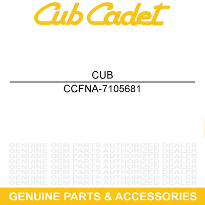 CUB CADET FNA-7105681 4 Piece Nozzle Set