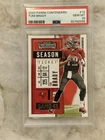 2020 Panini Contenders - Season Ticket Tom Brady #12 PSA 10