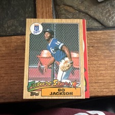 Topps 1987 Future Stars Bo Jackson #170 Kansas City Royals Baseball Card