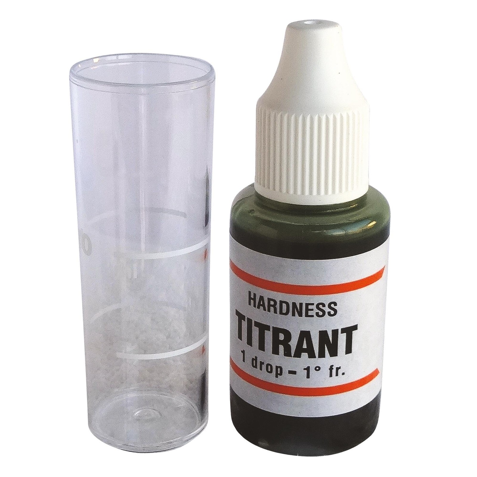 Test TH dureté de l'eau en flacon de 10ml coloris gris 104044
