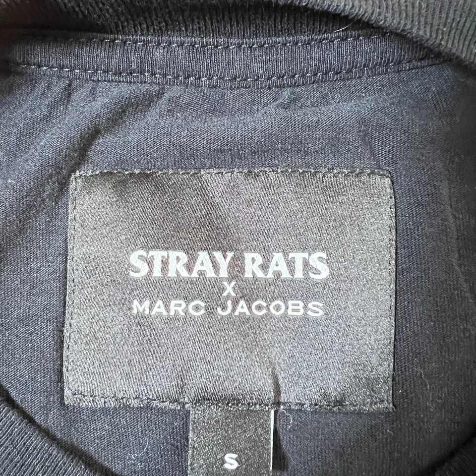 Camiseta Marc Jacobs X Stray Rats Ratgirl Negra Talla Pequeña Gótica Alternativa Emo Foto 4 de 4