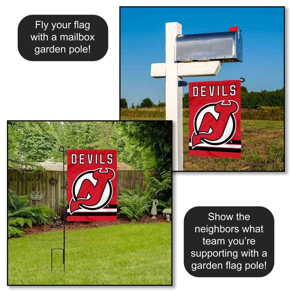 New Jersey Devils Garden Flag and Yard Banner - Image 3 of 4