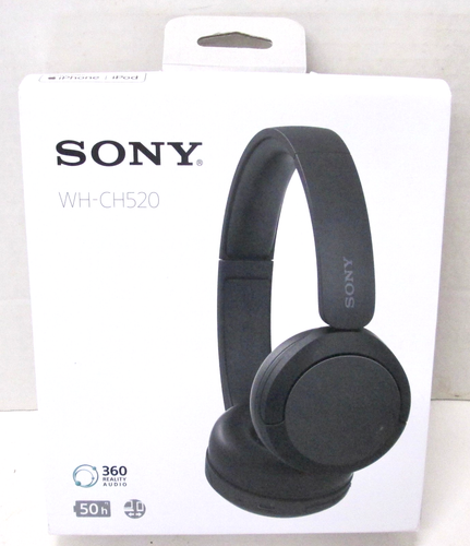 Sony WH-CH520 Wireless Over-Ear Bluetooth Headphones - Black | eBay