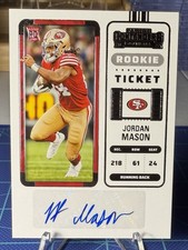2022 Panini Contenders #204 Jordan Mason RC Rookie Ticket Autograph