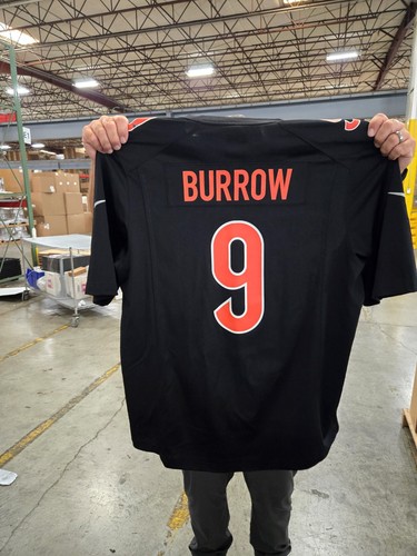 Nike Cincinnati Bengals Joe Burrow Men's Game Jersey - Black, Size XL