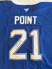 Brayden Point Autographed Signed Jersey Tampa Bay Lightning JSA COA
