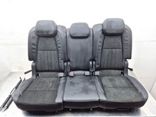SKODA KAROQ NU7 COMPLETE BLACK LEATHER/CLOTH REAR SEAT BENCH SET 2024
