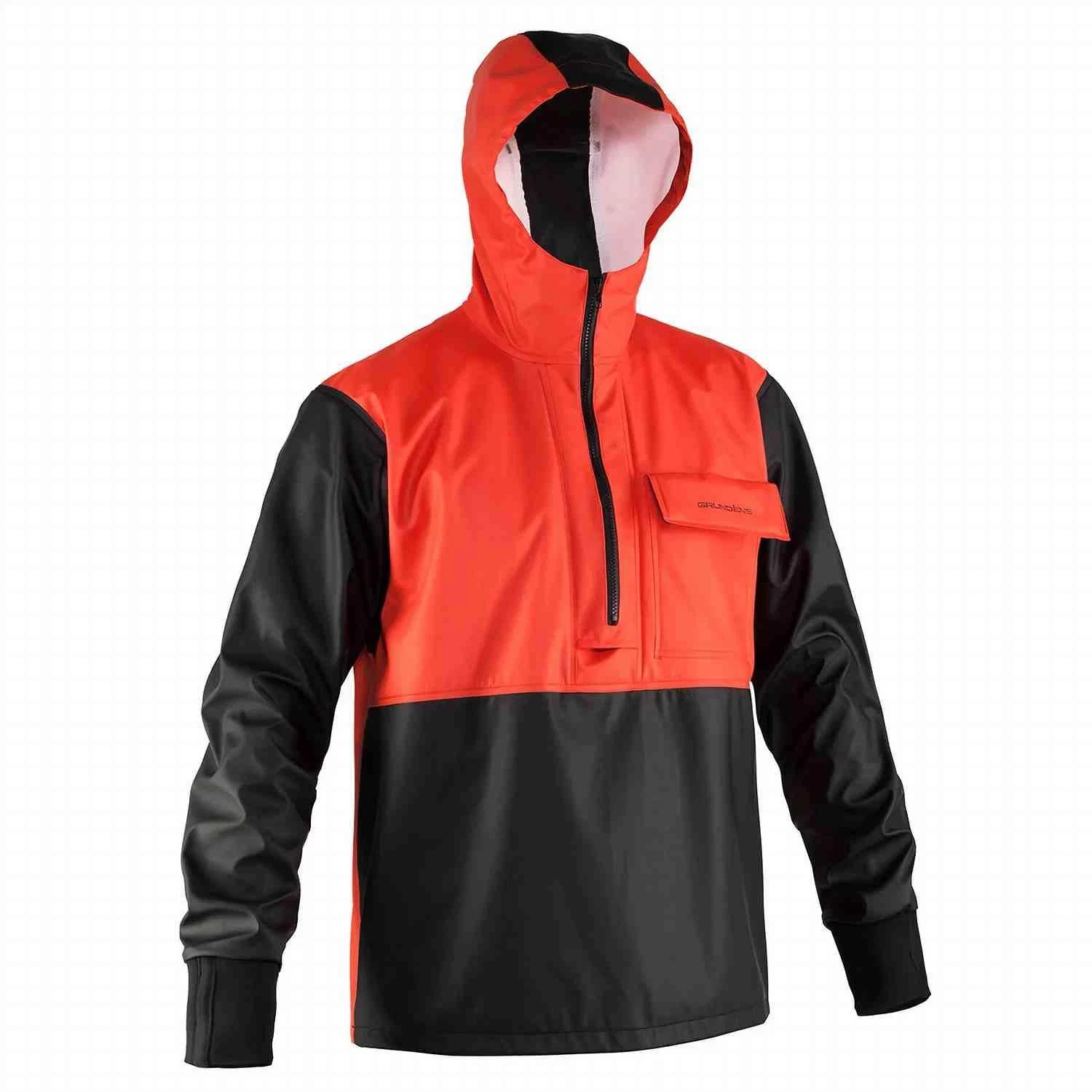 Grundens Neptune Smock - Orange/Black | All Sizes