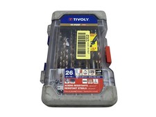 Tivoly Brand Metal Drill Bit Set 11454170002 26 Pieces 2mm - 13mm
