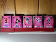 Elite NFL Pink Parallel Lot of 5 - Kyler Murray, Gabriel, Taylor, Bosa, Irvin
