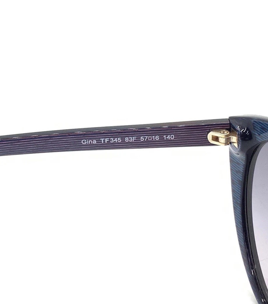 TOM FORD Gina Women's Sunglasses TF345 83F PEARLESCENT Blue/Purple