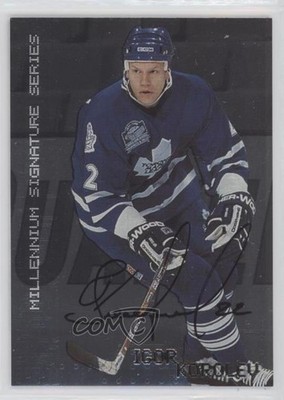 1999-00 ITG Be A Player Millennium Signature Series Igor Korolev #231 Auto 2d8