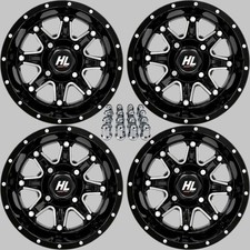 YAMAHA GRIZZLY 660 12" HL4 ATV / UTV ALUMINUM WHEELS ( SET 4 ) IRS1CA