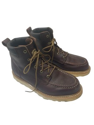 Red Wing Irish Setter Ashby Moc Toe Brown Soft Toe Leather Boot 9.5 EE 83605 EUC