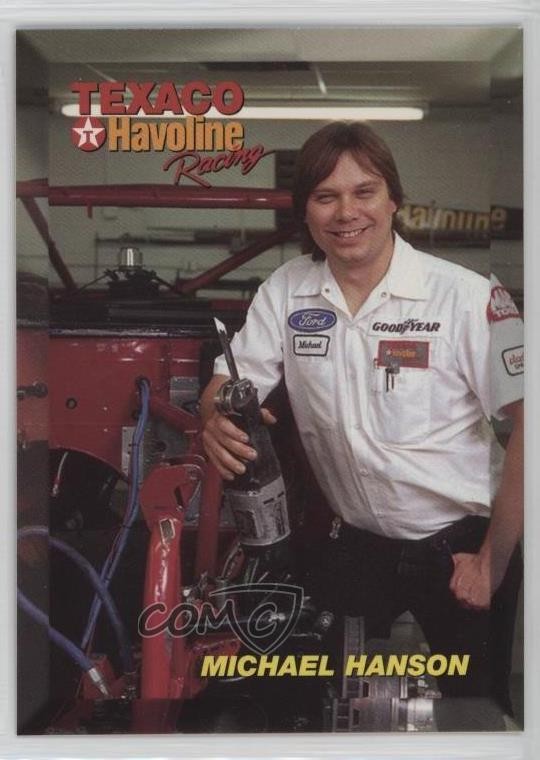 1994 Maxx Texaco Havoline Racing Ernie Irvan Michael Hanson #35 10ou