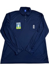 ECB 2008 Cricket Umpire Navy Shirt | Mens Large Friends Provident Trophy