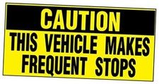 Fastasticdeals Vehicles Makes Frequent Stops Caution Car Door Magnets Magnetic