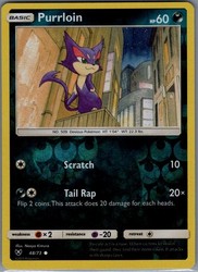 Purrloin 48/73 Shining Legends Reverse Holo