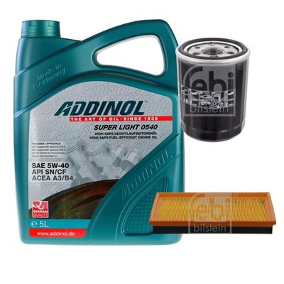 FEBI Inspektionspaket 5L ADDINOL SUPER LIGHT 0540 für Nissan Maxima/Maxima QX IV