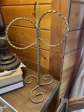 Mid-Century Vtg Hollywood Regency Gold Rope H...