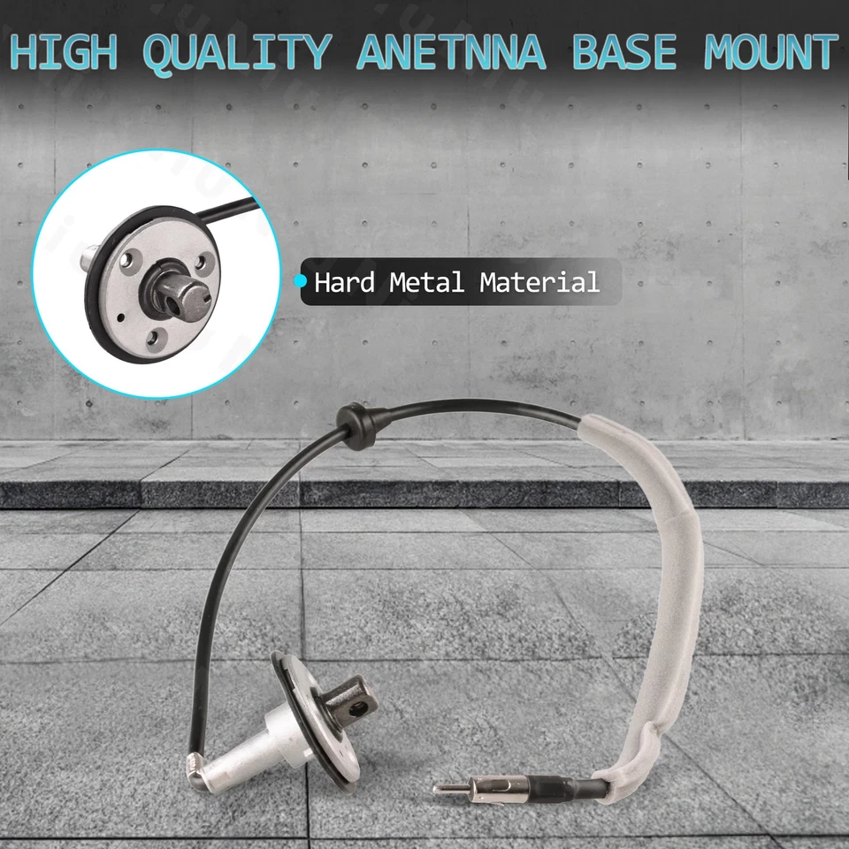 Cable base antena radio con soporte para Jeep Wrangler 1997-2006 Foto 3 de 4