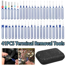 41Pcs Terminal Removal Tool Kit Electrical Wire Connector Pin Ejector Extractor