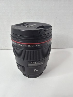 Canon EF 35mm f/1.4L USM Lens Good Condition W/Caps!