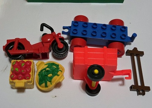 Lego Duplo Set 2655 Play Farm Pieces (1985) Not Complete Red Barn - Picture 9 of 19