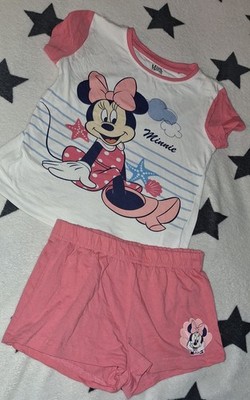 Zweiteiliges Mädchen Set Größe 116 von Minnie Mouse,  Nur einmal getragen 
