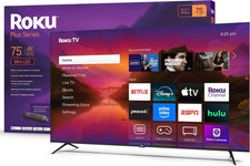 Roku Smart TV 2025   75-Inch plus Series, Mini-Led TV   Rokutv with Enhanced Voi