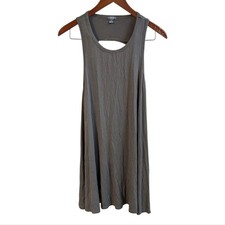 Aerie Sage Green Stretchy Sleeveless Shirt Dress Size Extra Small