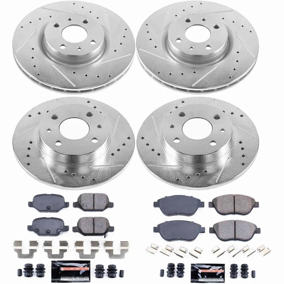 Power Stop Brake Kit For Fiat 500 2012-2019 Front & Rear Z23 Evolution Sport - Image 2 of 4