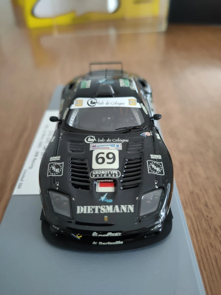 BBR GASOLINE 1 43 FERRARI 575 GTC LE MANS 2005 JMB RACING N 69 LIMITED 300 PCS - Immagine 3 di 4