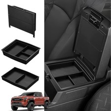 3PCS Center Console Organizer for 2024 2025 2026 Toyota Tacoma Armrest Hidden