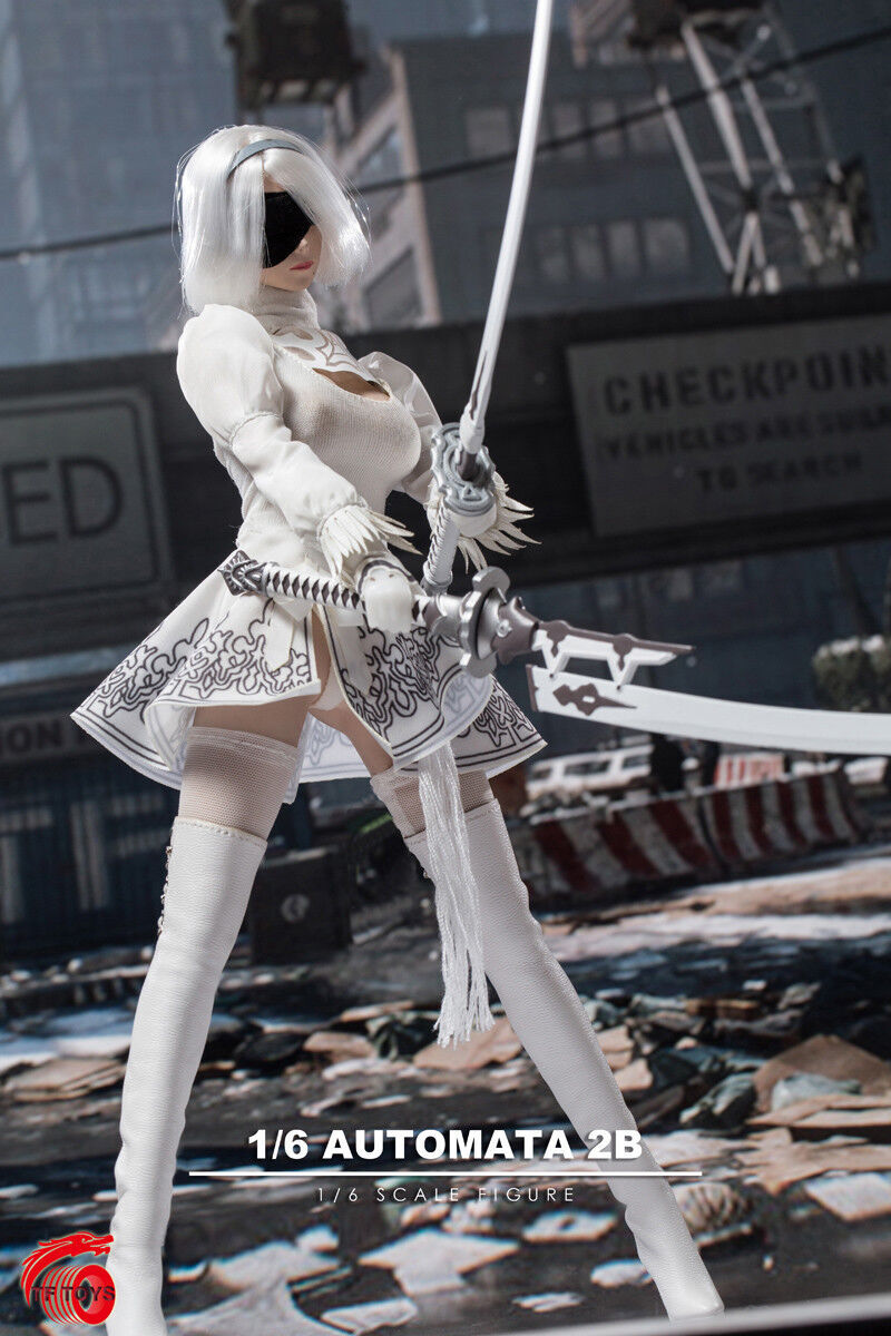 TF TOYS Sexy Female Automata 2B Clothes w/ Head Set 1/6 Fit for Phicen body  | eBay