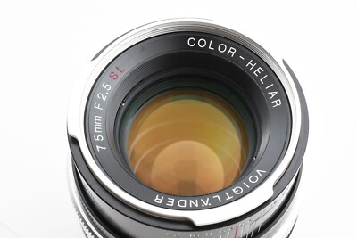 Rare Minolta MD [Near Mint] Voigtlander Color Heliar 75mm f/2.5 SL