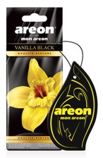 AREON MON Design Hanging Car Air Freshener, Vanilla Black Scent