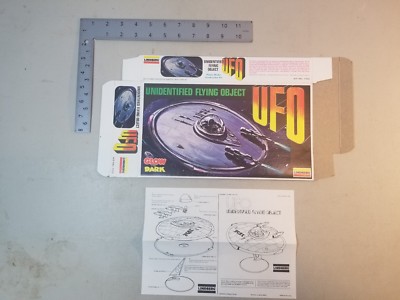 VINTAGE UFO UNIDENTIFIED FLYING OBJECT MODEL TOP BOX ONLY