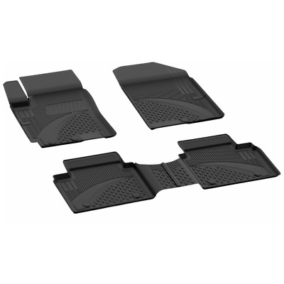 Floor Mats fits Kia Stonic 2017-2024 | Custom Fit Floor Liner Cars Black