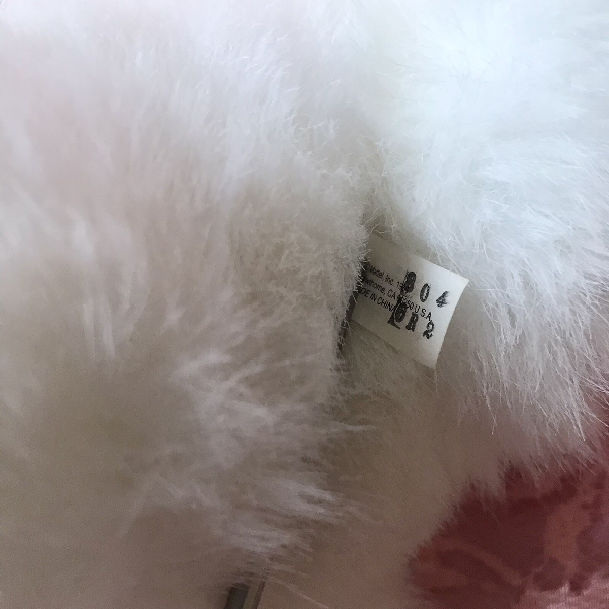 マイチャイルドペット　My Child Pet　ホワイトバニー　Mattel Mattel My Child My Pet Plush White Bunny Rabbit NIB RARE New