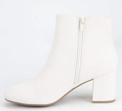 white ankle boots aldo
