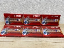 Vtg TDK Superior Normal Bias D90 IECI Type I Audio Cassette Tape Lot Of 6 Sealed