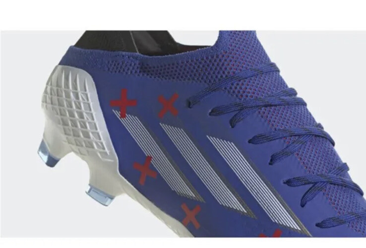 Size 8 - adidas X Speedflow.1 11/11 FG Bold Blue Vivid Red for